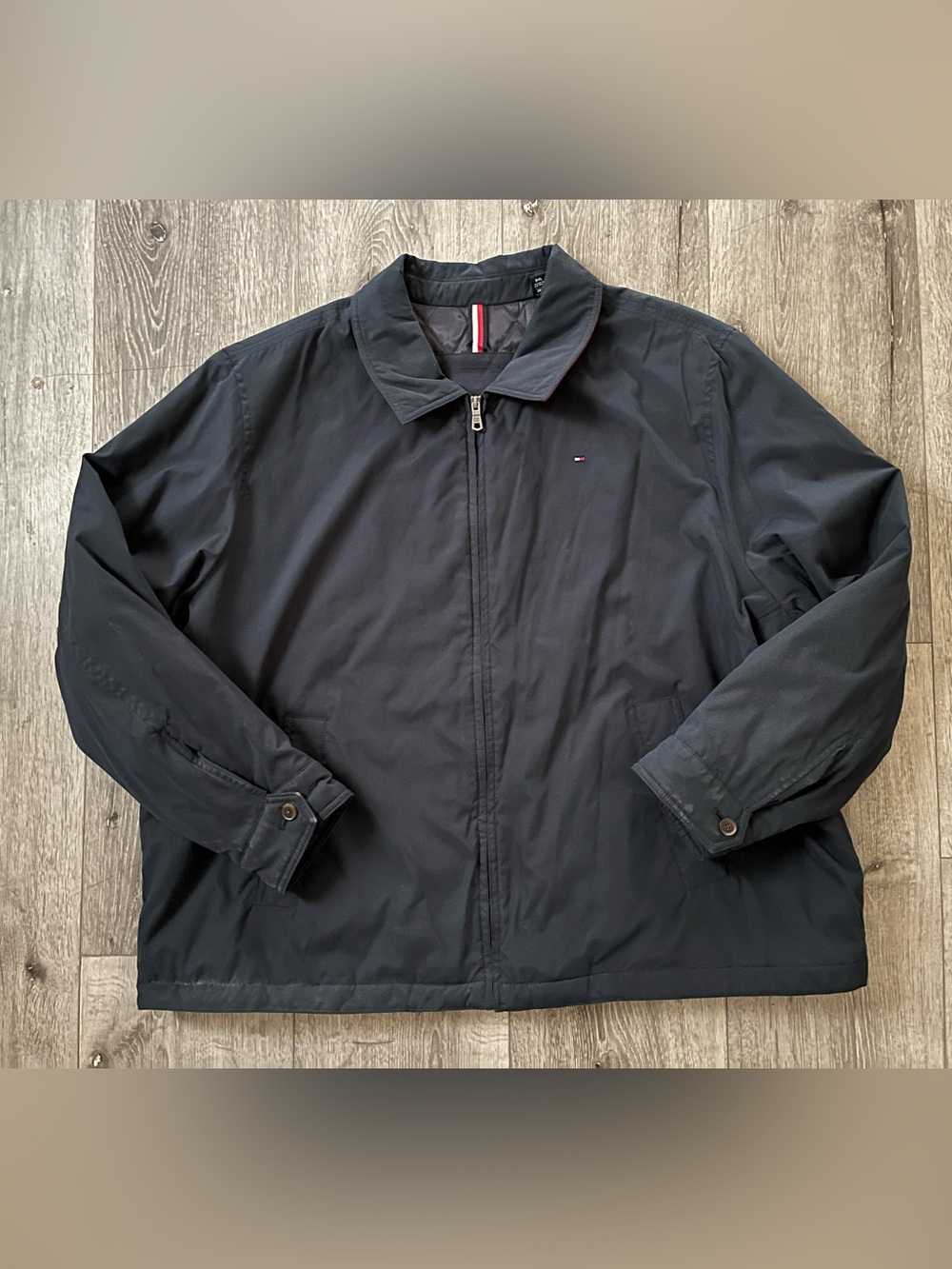 Tommy Hillfiger Navy Blue Zip Up Lined Jacket